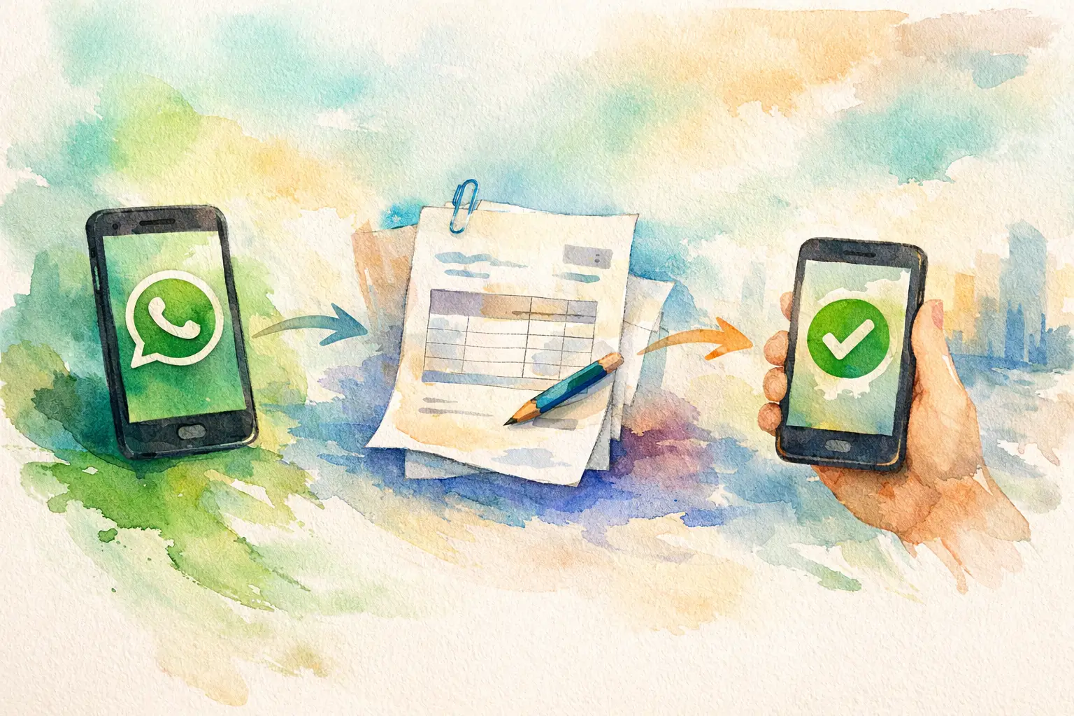 WhatsApp Invoice Submission Workflow in 3 Steps
