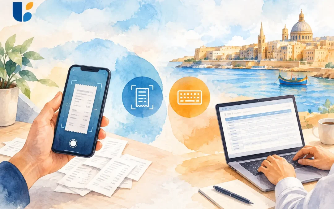 Receipt Scanning vs Data Entry for Malta SMEs
