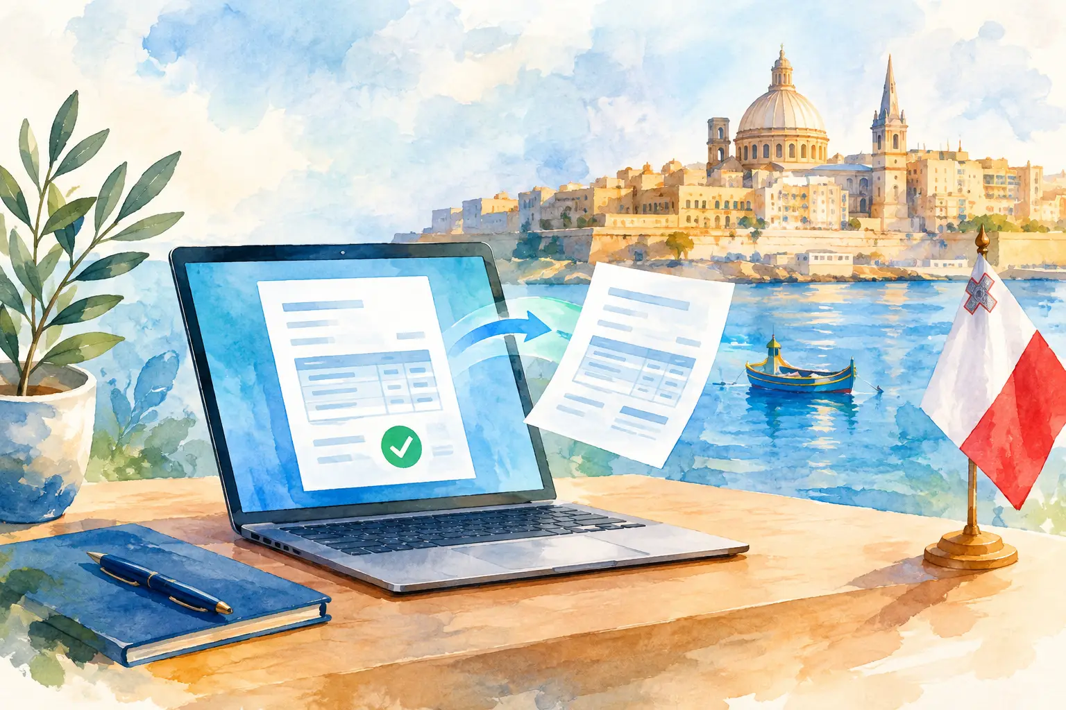 Are Electronic Invoices Legal for Malta Businesses?